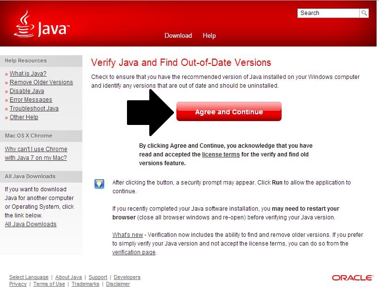 Checking Java Version