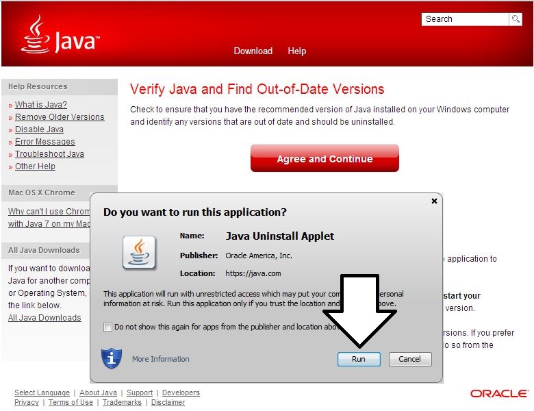 Checking Java Version