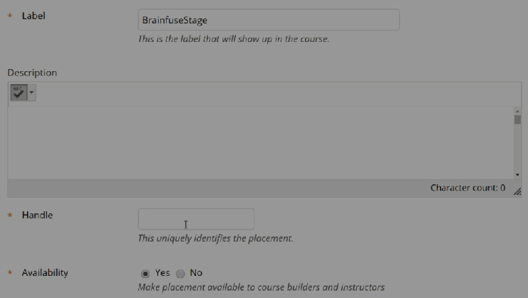 Blackboard Basic LTI Integration